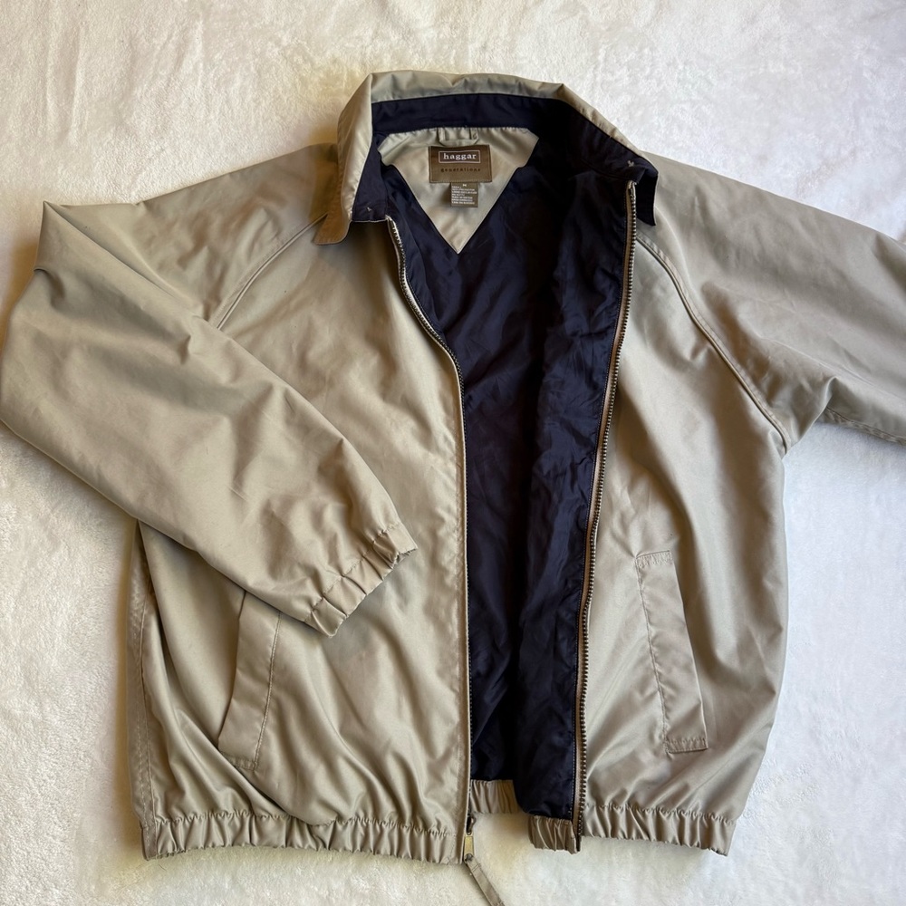 Haggar Generations Men’s Beige Jacket - Picture 4 of 9